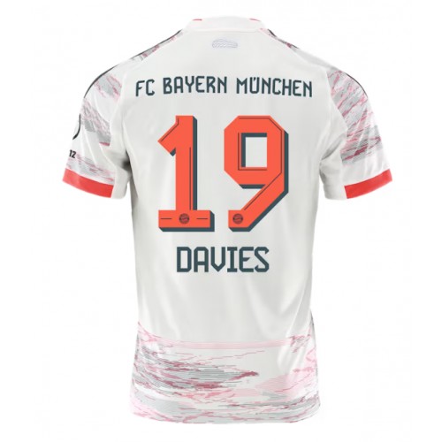 Bayern Munich Alphonso Davies #19 Replica Away Stadium Shirt 2025-26 Short Sleeve